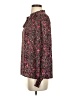 Ann Taylor LOFT 100% Polyester Animal Print Pink Long Sleeve Blouse Size XS - photo 5