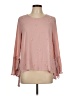 Shein 100% Polyester Pink Long Sleeve Blouse Size L - photo 1