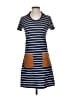 Puma 100% Polyester Stripes Blue Casual Dress Size XS - photo 1