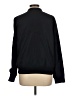 Olivia Grey 100% Polyester Solid Black Track Jacket Size L - photo 2