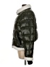 7 For All Mankind 100% Nylon Green Snow Jacket Size L - photo 5