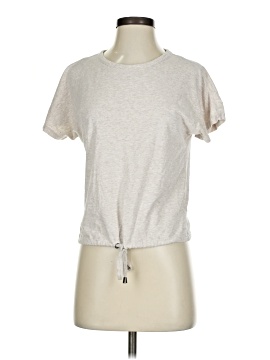 Grey & Gray Short Sleeve Top