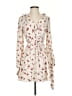 Moon River 100% Polyester Floral Ivory Casual Dress Size XS - photo 1