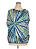 DressBarn Blue Sleeveless T-Shirt Size 1X - photo 1
