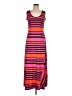 Assorted Brands Stripes Pink Casual Dress Size M - photo 1