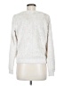 Derek Heart 100% Polyester Metallic White Pullover Sweater Size M - photo 2