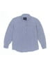 Tooby Doo 100% Cotton Solid Blue Long Sleeve Button-Down Shirt Size 12 - photo 1
