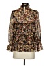 adyson parker 100% Polyester Brown Long Sleeve Blouse Size XS - photo 2