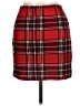 Shein Plaid Red Casual Skirt Size L - photo 2