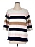 Talbots Stripes Pink Pullover Sweater Size 14 - 16 Plus - photo 1