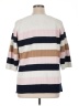 Talbots Stripes Pink Pullover Sweater Size 14 - 16 Plus - photo 2