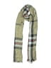Assorted Brands 100% Viscose Plaid Green Tan Scarf One size - photo 1