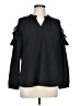 C. Wonder 100% Polyester Black Long Sleeve Blouse Size 10 - photo 1