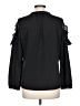C. Wonder 100% Polyester Black Long Sleeve Blouse Size 10 - photo 2