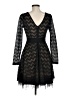 Ryu Hearts Black Cocktail Dress Size 8 - photo 2