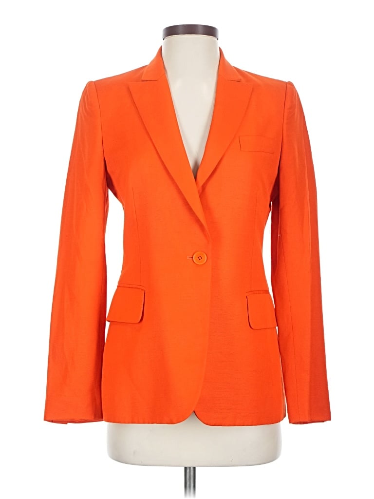 Pre-owned Stella Mccartney Blazer Jacket In Orange