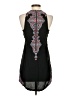 Express 100% Rayon Black Sleeveless Top Size S - photo 2
