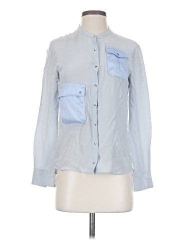 Altuzarra Long Sleeve Silk Top (view 1)