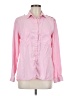 Zara Basic Pink Long Sleeve Button-Down Shirt Size M - photo 1