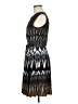 Sandra Darren Graphic Black Cocktail Dress Size 8 - photo 5