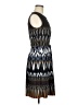 Sandra Darren Graphic Black Cocktail Dress Size 8 - photo 4