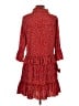 Unbranded 100% Polyester Polka Dots Red Casual Dress Size S - photo 2
