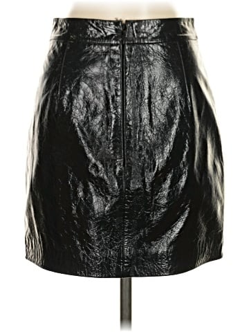 Michelle Mason Faux Leather Skirt (view 2)