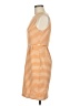 Esley 100% Polyester Stripes Orange Casual Dress Size M - photo 5