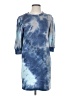 Veronica M. Tie-dye Blue Casual Dress Size S - photo 1