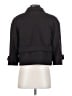 Anne Klein 100% Polyester Burgundy Black Coat Size 0 (petite) - photo 2