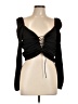 ASOS Black Long Sleeve Top Size 10 - photo 1