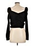 ASOS Black Long Sleeve Top Size 10 - photo 2