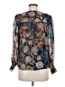 Elizabeth and James 100% Polyester Blue Long Sleeve Blouse Size M (petite) - photo 2