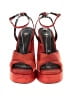 Zara Color Block Red Orange Heels Size EU 40 - photo 2