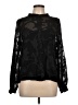 Amadi Black Long Sleeve Blouse Size L - photo 1