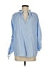Mustard Seed 100% Polyester Blue 3/4 Sleeve Blouse Size S - photo 1
