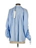 Mustard Seed 100% Polyester Blue 3/4 Sleeve Blouse Size S - photo 2