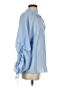 Mustard Seed 100% Polyester Blue 3/4 Sleeve Blouse Size S - photo 4