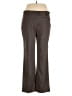 Larry Levine Tweed Brown Dress Pants Size 14 - photo 1