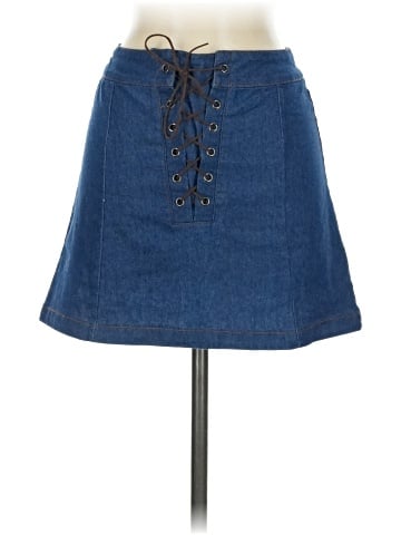 A'gaci Denim Skirt (view 1)