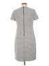 Calvin Klein Houndstooth Gray White Casual Dress Size 10 - photo 2