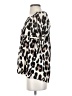 Nanette Lepore 100% Silk Animal Print Ivory Blouse Size 2 - photo 5