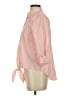 Chico's 100% Cotton Pink Red 3/4 Sleeve Blouse Size S (estimated) - photo 5