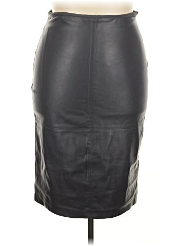 Eva Mendes by New York & Company Faux Leather Skirt (view 1)
