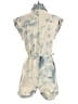 Native Youth 100% Cotton Tie-dye Blue Romper Size XS - photo 2