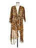 Lularoe 100% Polyester Gold Cardigan Size M - photo 1