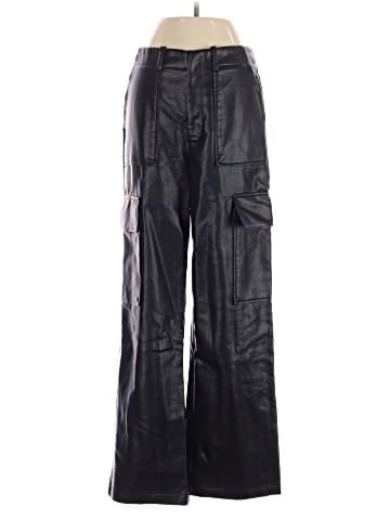 WAYF Faux Leather Pants (view 1)
