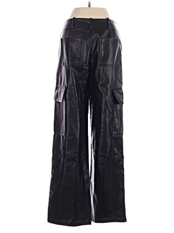 WAYF Faux Leather Pants (view 2)