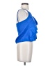 Fanco Blue Sleeveless Top Size S - photo 4