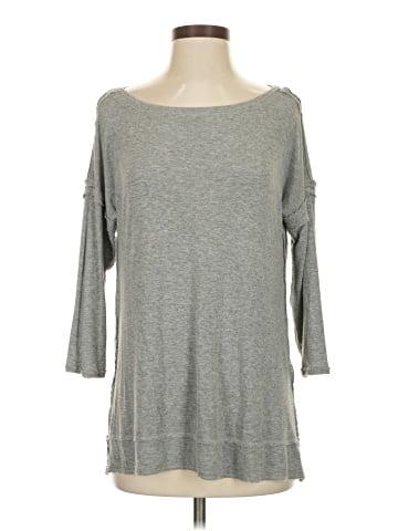 Bordeaux 3/4 Sleeve T-Shirt (view 1)